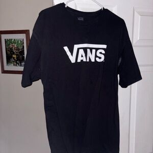 Vans plain Black skateboard T-Shirt for Men sizeXL. Vintage Deadstock like new !
